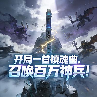 开局一首镇魂曲，召唤百万神兵！