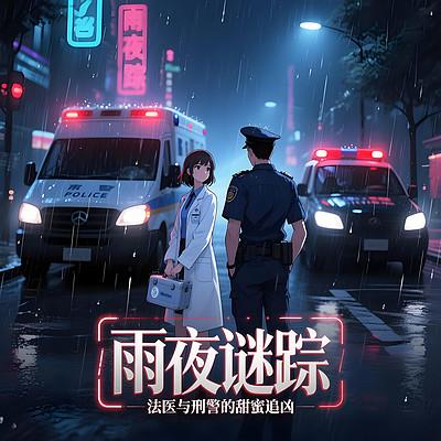 雨夜谜踪：法医与刑警的甜蜜追凶#雨夜谜案